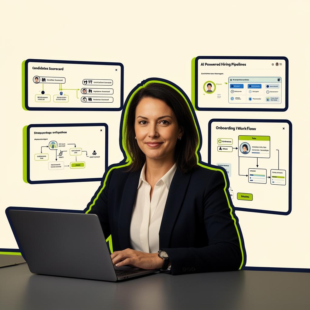 AI-native HR Manager working with productivity overlays